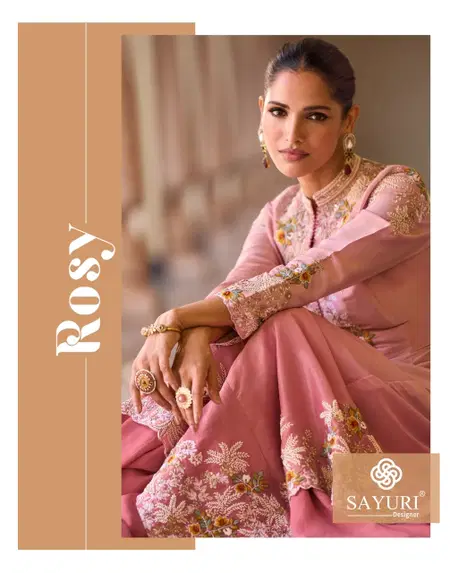 Rosy By Sayuri Chinon Ladies Shrug Indo Western Wholesale Market In Surat
